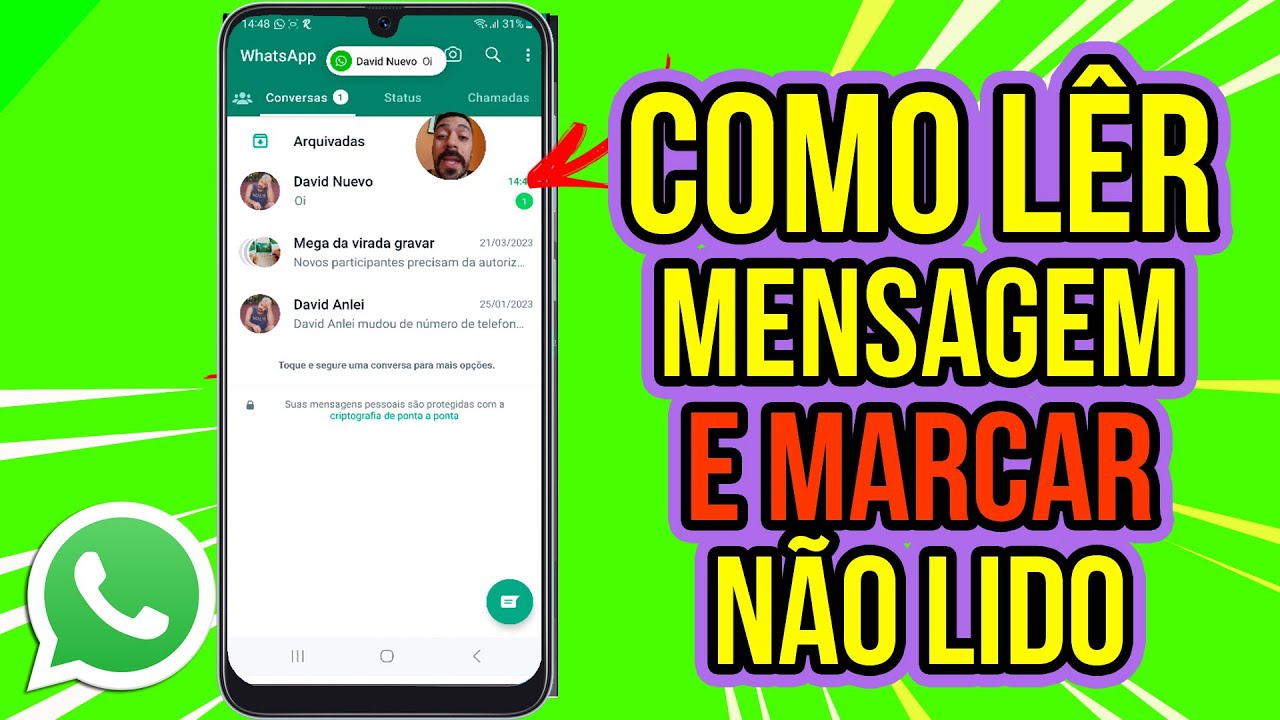 Como marcar mensagem como não lida no WhatsApp: passo a passo simples 1 como marcar msg como nao lida no whatsapp