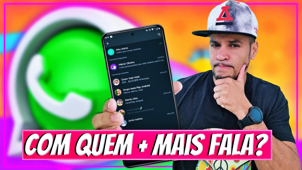 Como descobrir com quem alguém conversa no WhatsApp Android 1 como saber com quem a pessoa conversa no whatsapp android