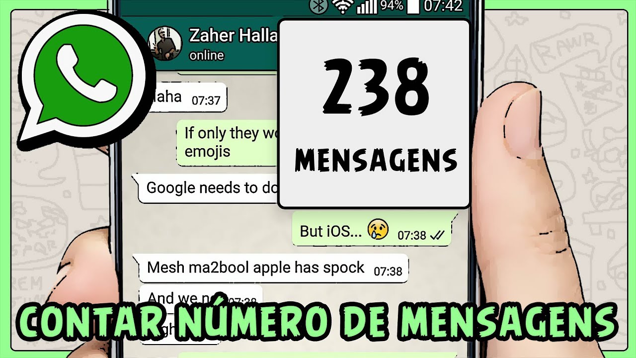 Como verificar o número de mensagens trocadas com um amigo no WhatsApp 1 como ver quantas mensagens tenho com um amigo no whatsapp